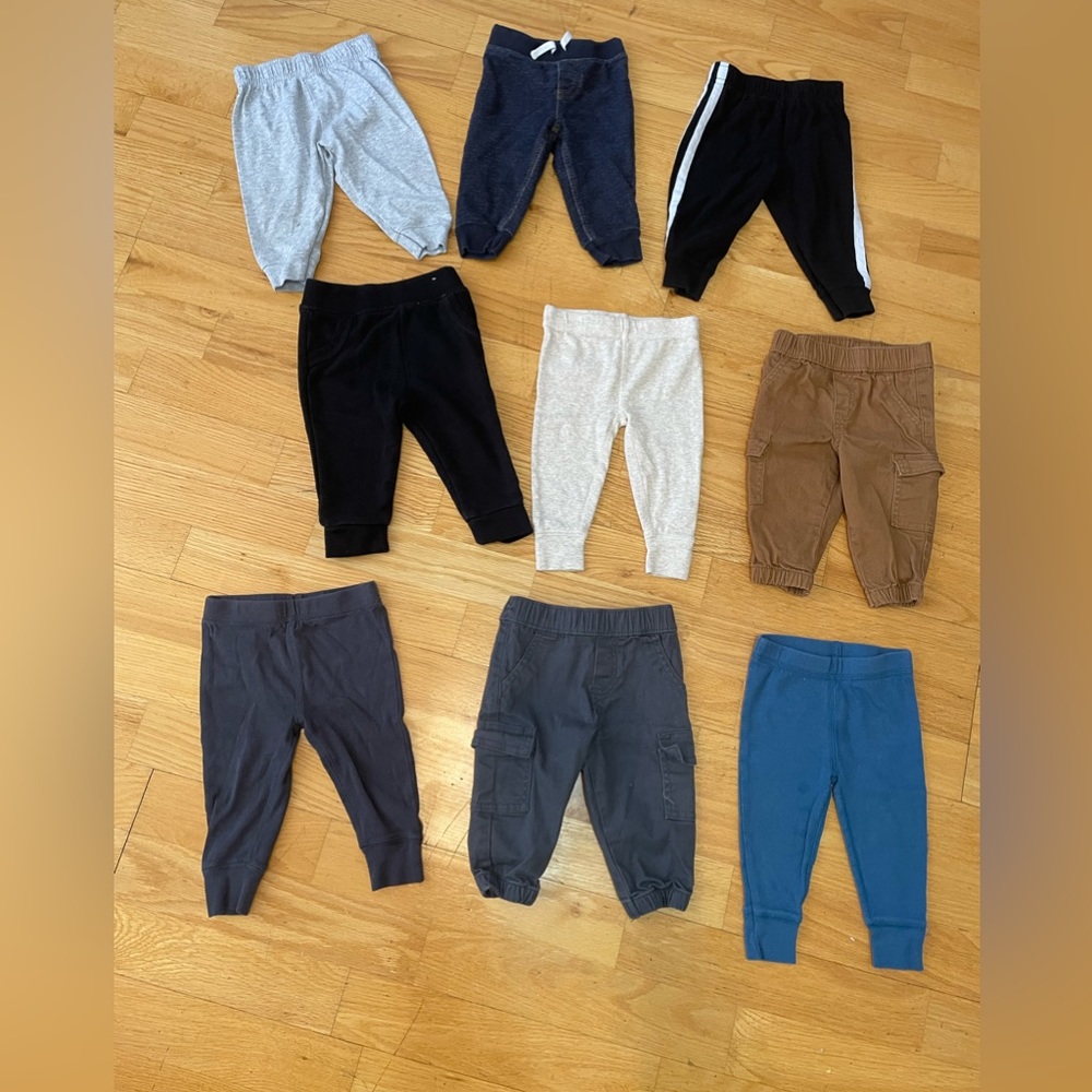 9 6-9month baby boy bottoms